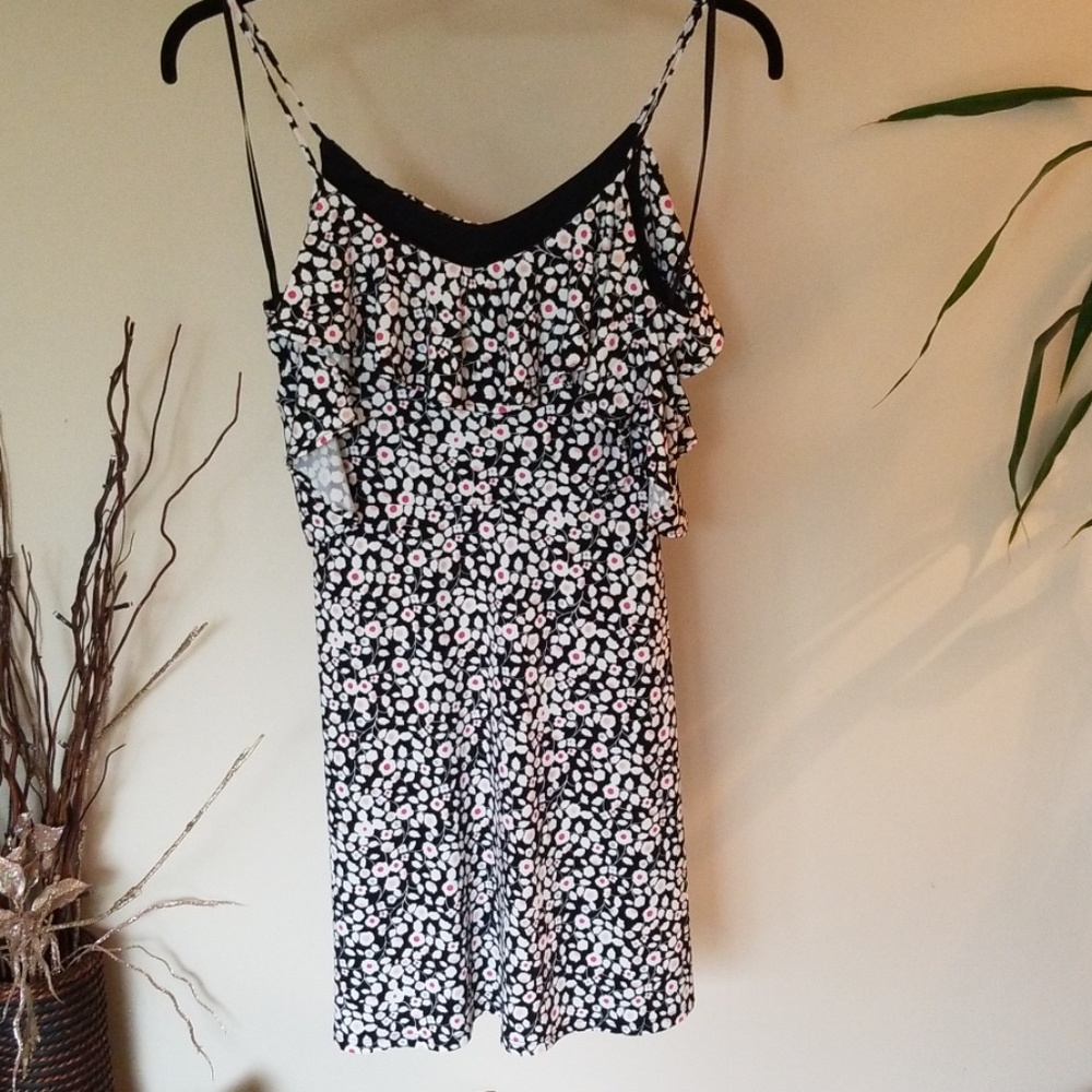 Express Strappy Skater Dress with Shoulder Cutouts